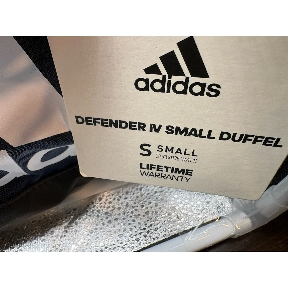 adidas Columbus Blue Jackets CBJ5th Duffel Bag Navy Black Water Resistant